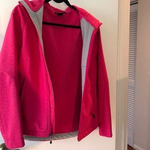 Pink athletic jacket
